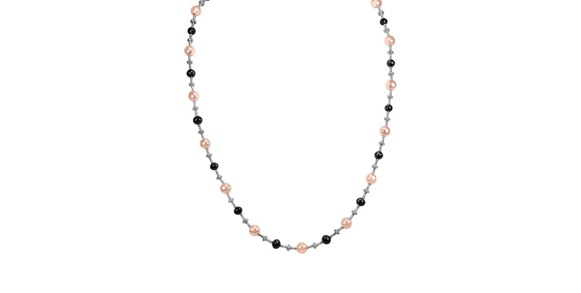 Náhrdelník s čiernymi diamantmi Glorious Marvel