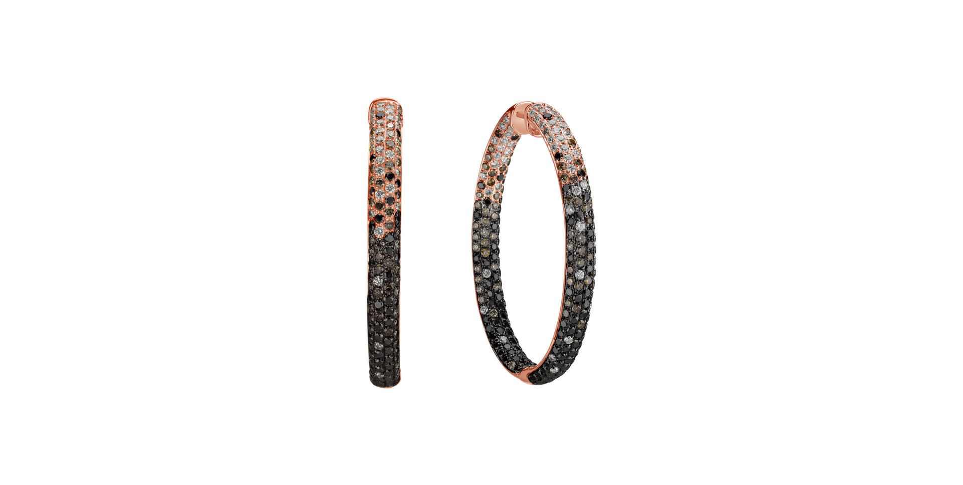 Náušnice s farebnými diamantmi Galaxy Sin