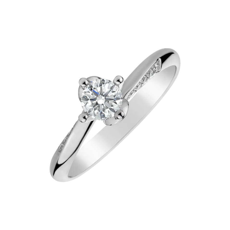 Prsteň s diamantmi Crystal Clear