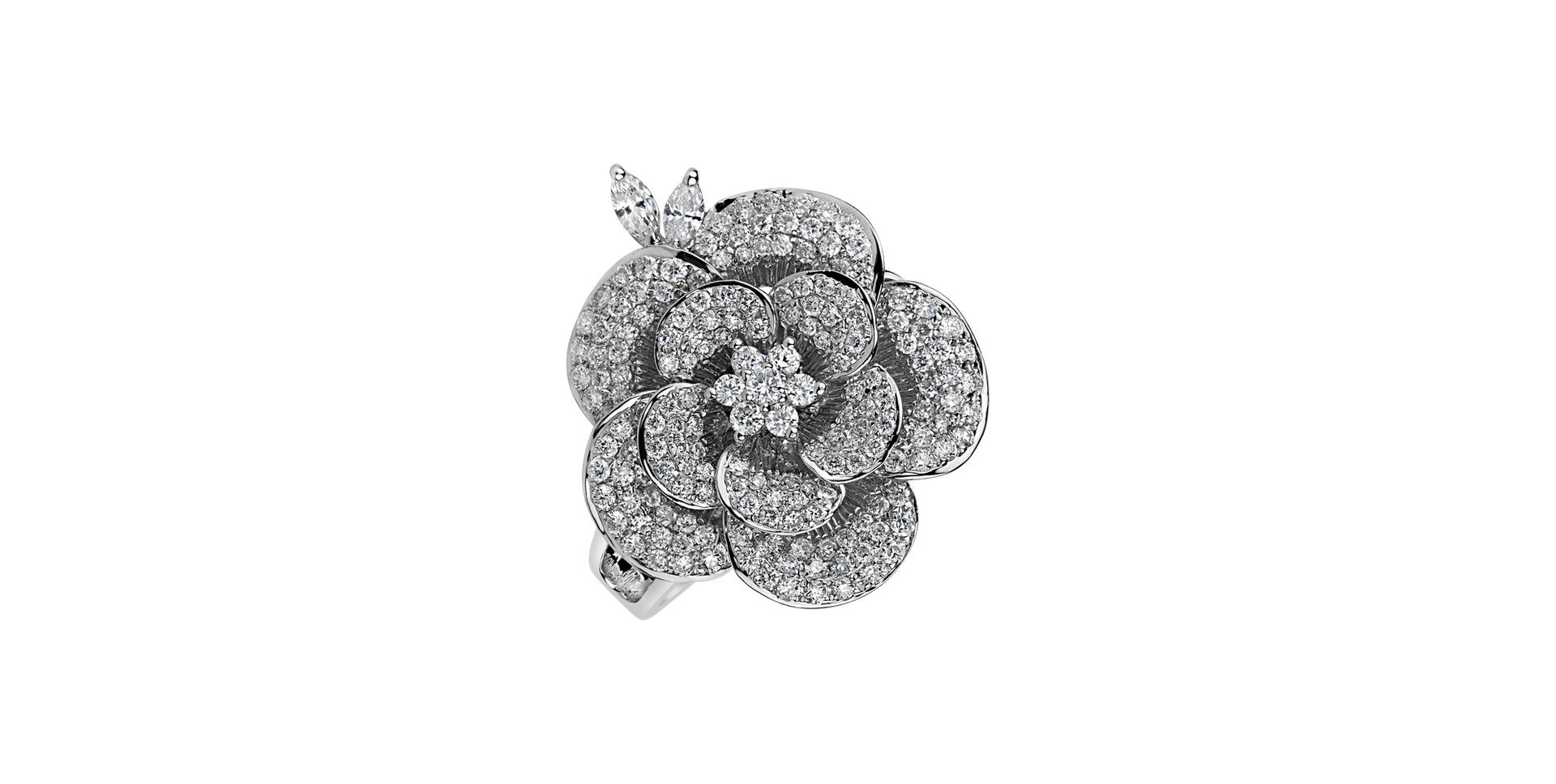 Prsteň s diamantmi Heaven Jasmine