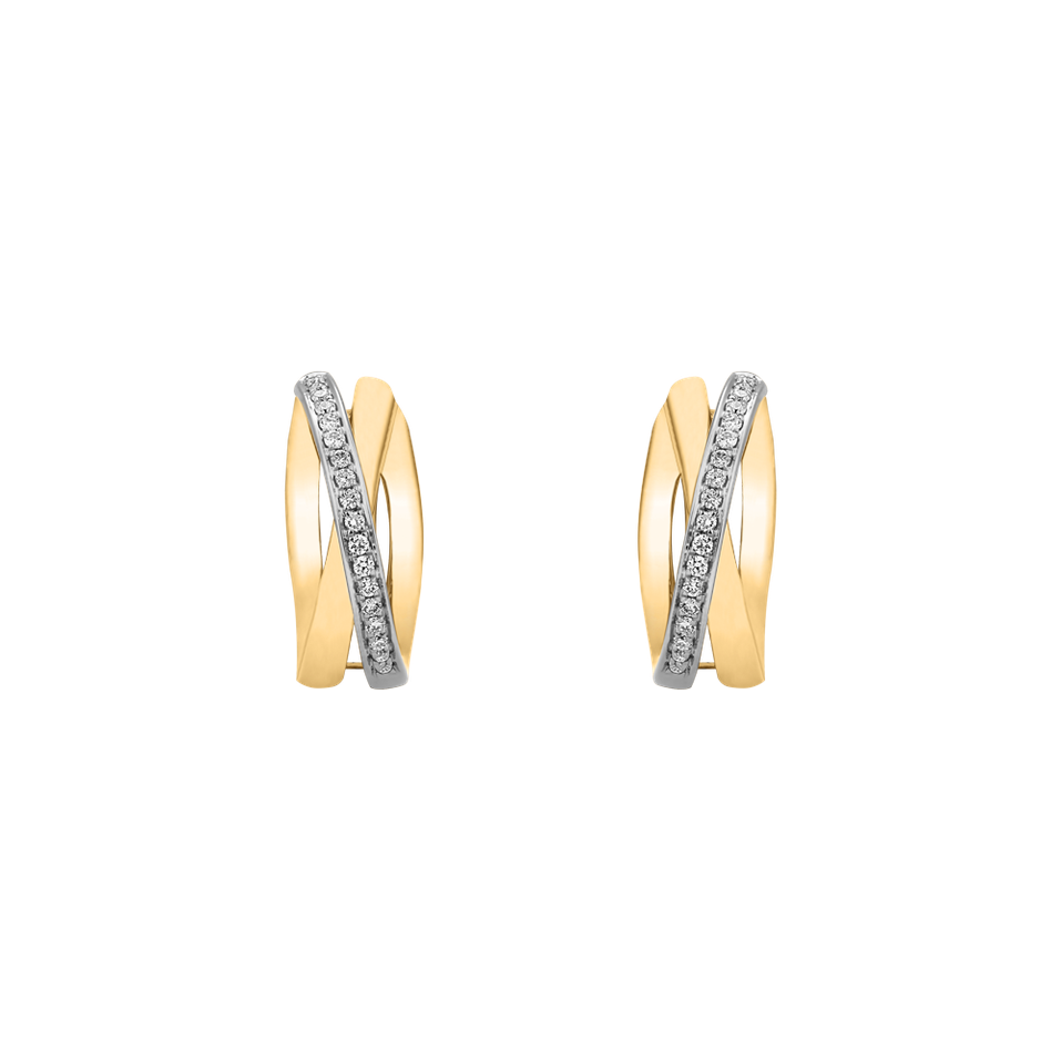 Náušnice s diamantmi Galaxy Treasure