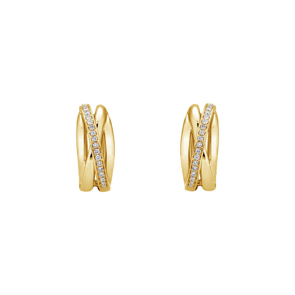 Náušnice s diamantmi Galaxy Signature