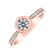 Prsteň s diamantmi Space Love2