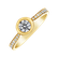 Prsteň s diamantmi Space Love2