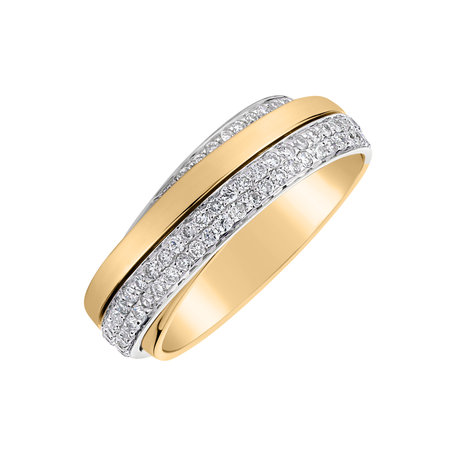 Prsteň s diamantmi Dream Ribbon