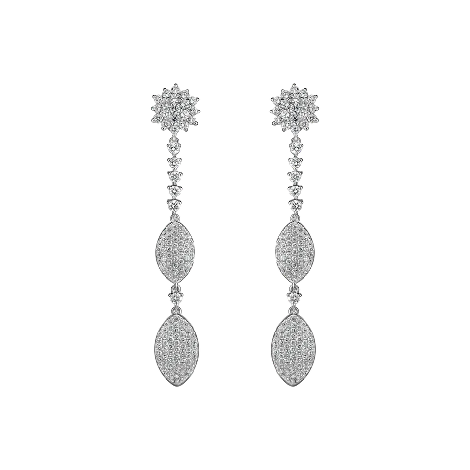 Náušnice s diamantmi Elite Shine