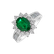 Prsteň so smaragdom a diamantmi Versailles Eminence2