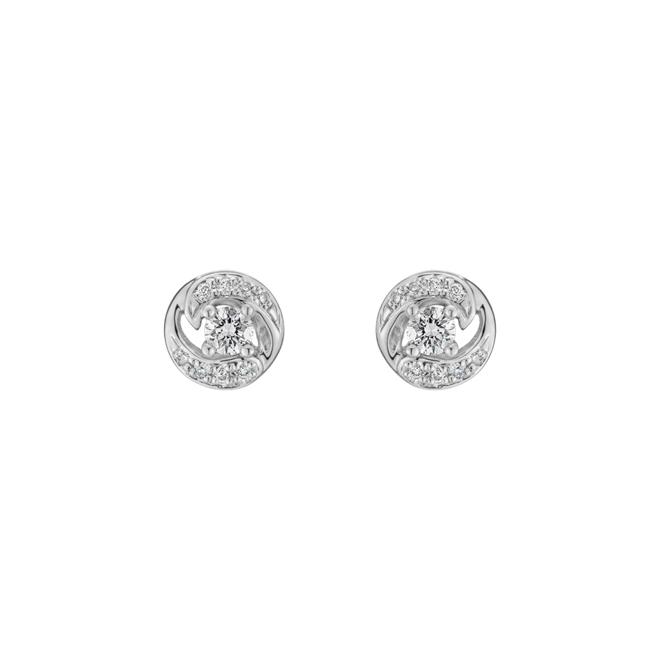 Náušnice s diamantmi Star Lovers