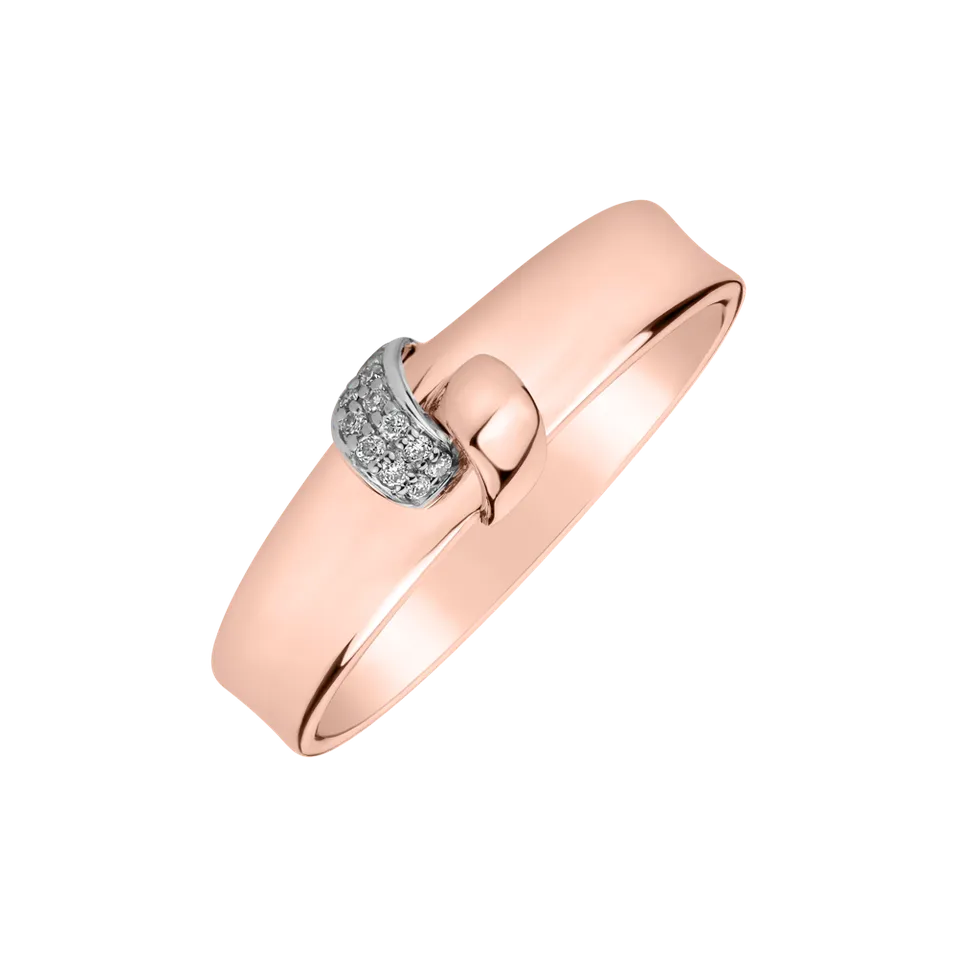 Prsteň s diamantmi Sparkling Bond