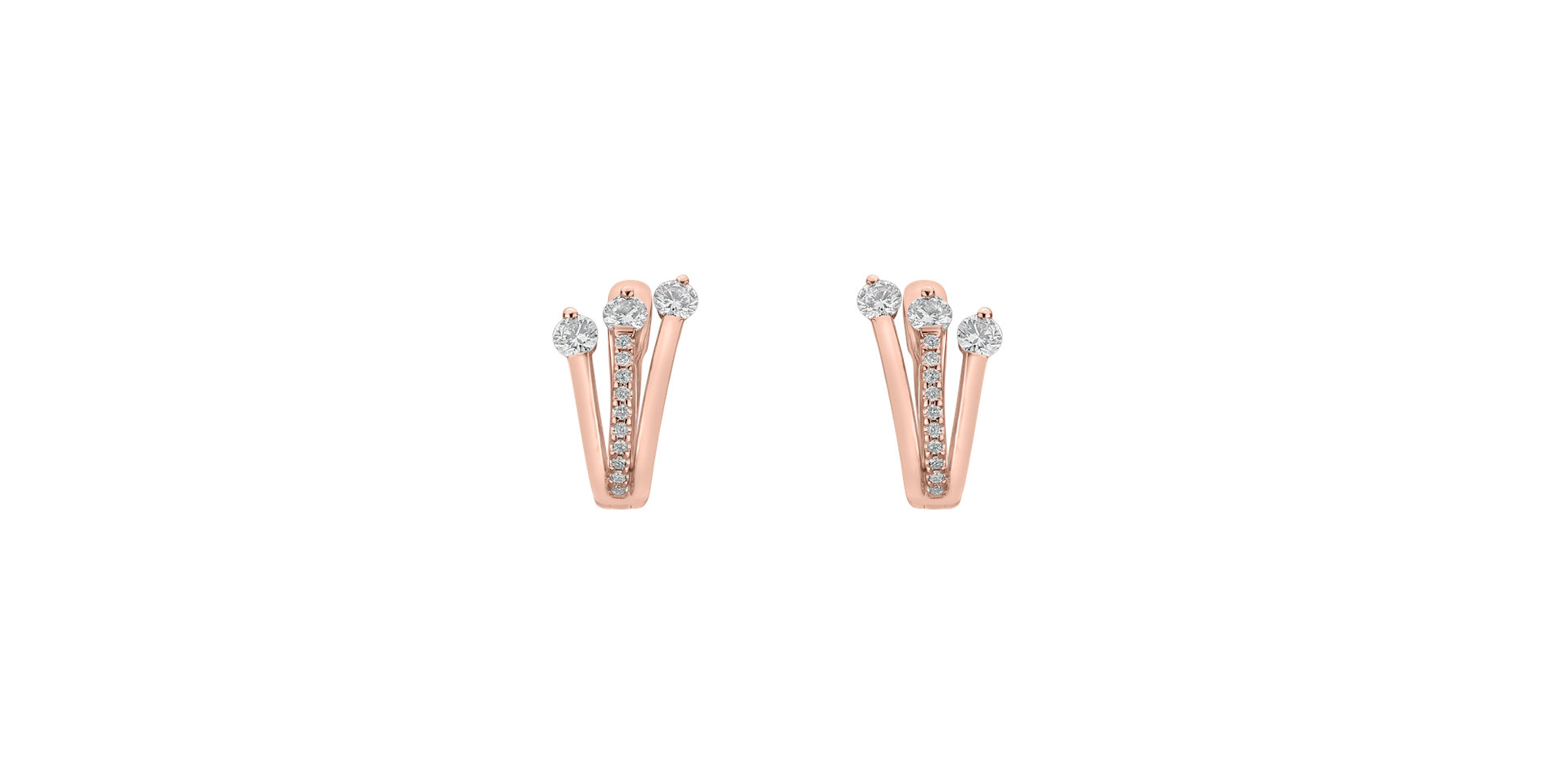 Náušnice s diamantmi Dream Secret