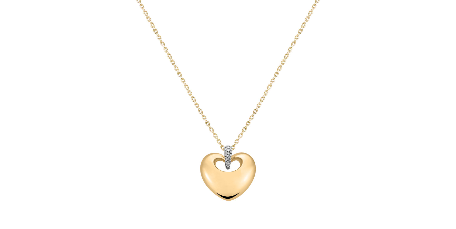 Přívěsok s diamantmi Love Mania