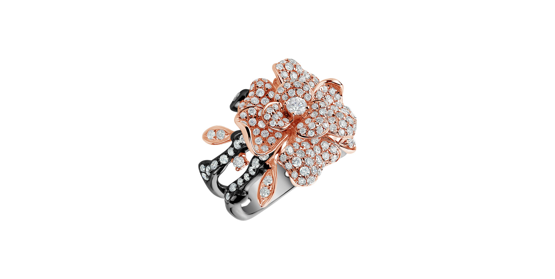 Prsteň s diamantmi Magnolia Passion