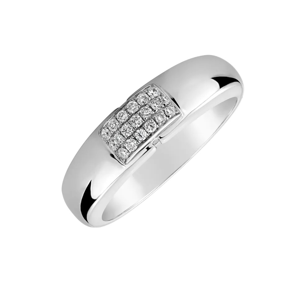 Prsteň s diamantmi Princess Touch
