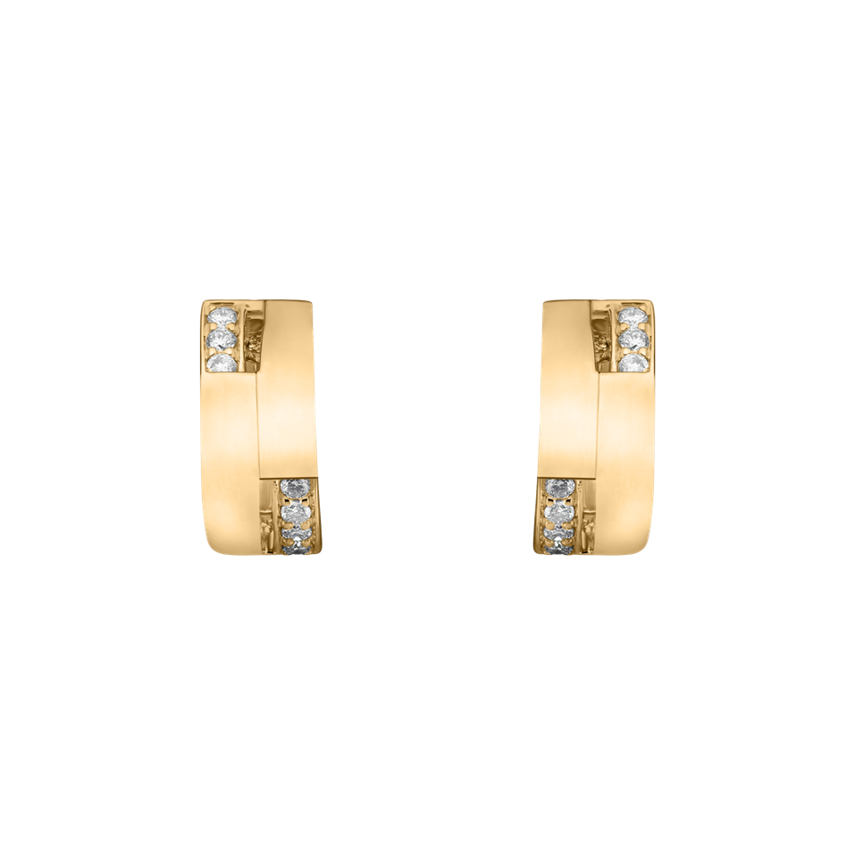 Náušnice s diamantmi Star Opium