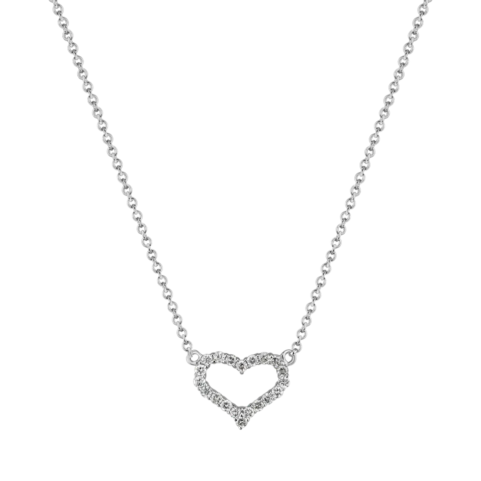 Náhrdelník s diamantmi Glorious Heart