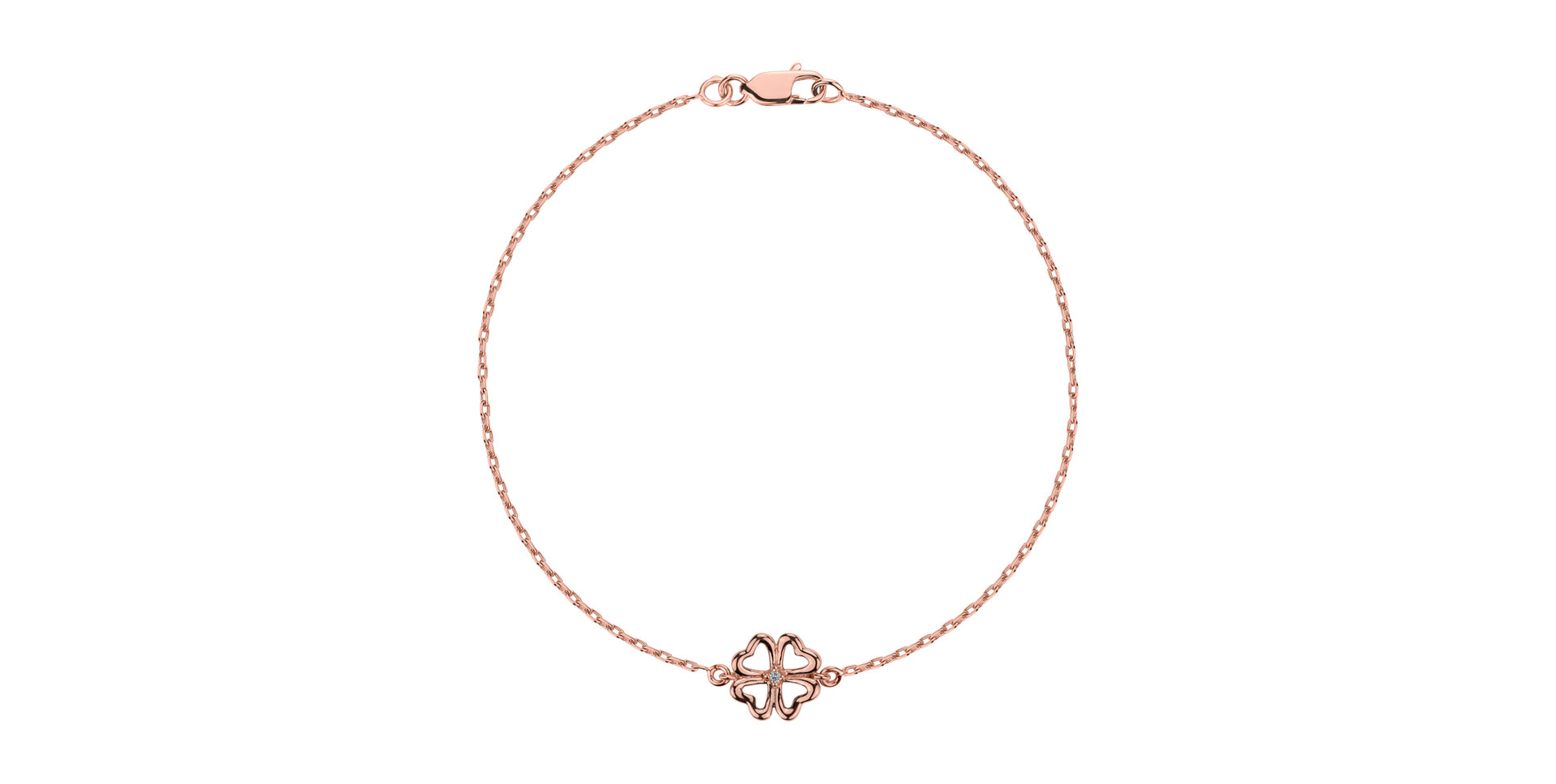 Náramok s diamantom Rose Luck