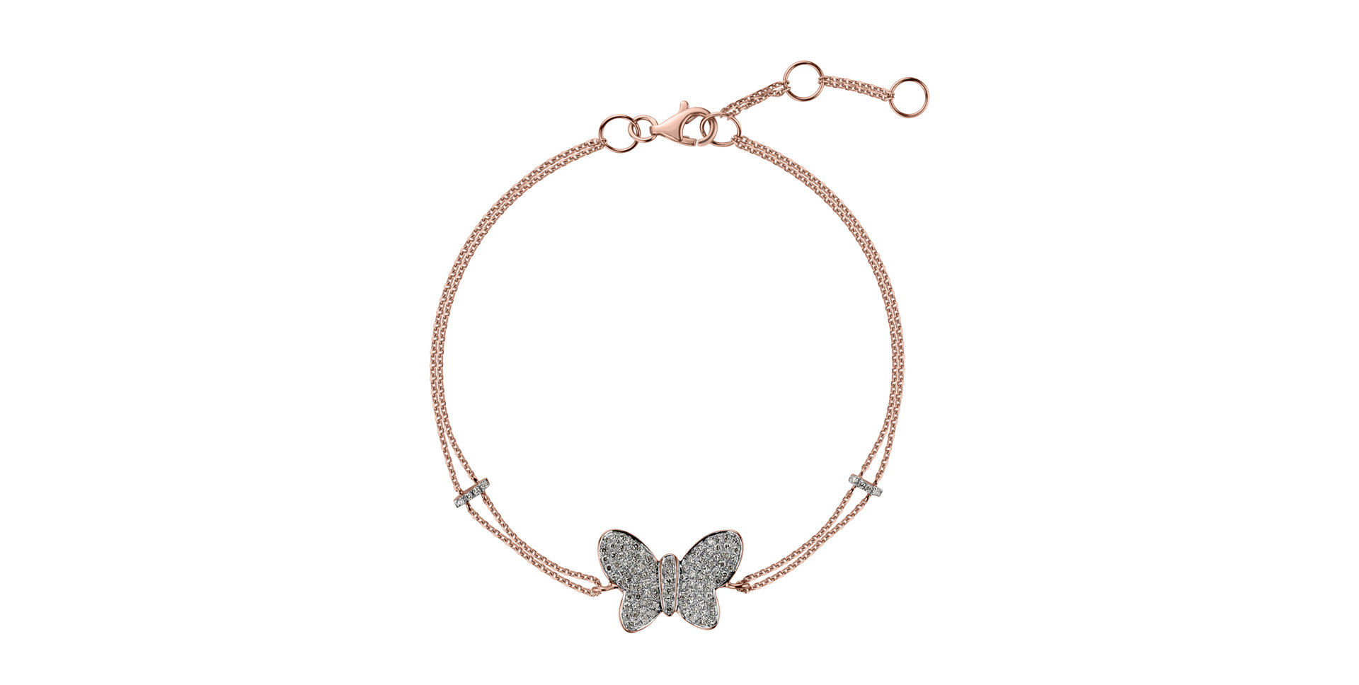 Náramok s diamantmi Fancy Wings