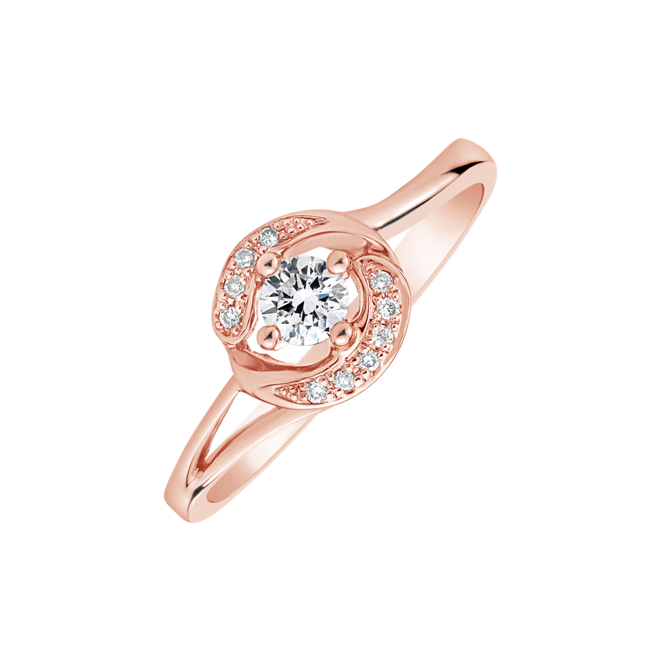 Prsteň s diamantmi Eternity Planet