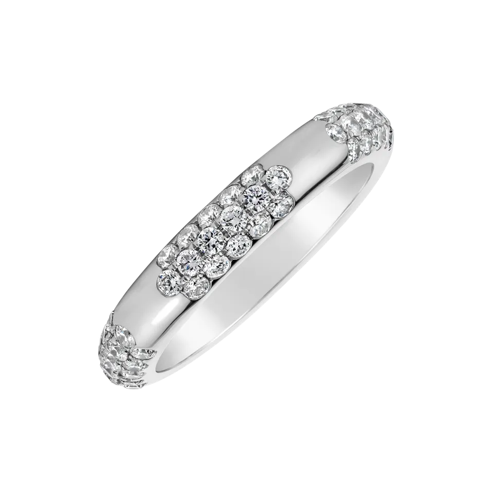 Prsteň s diamantmi Composition of Elegance