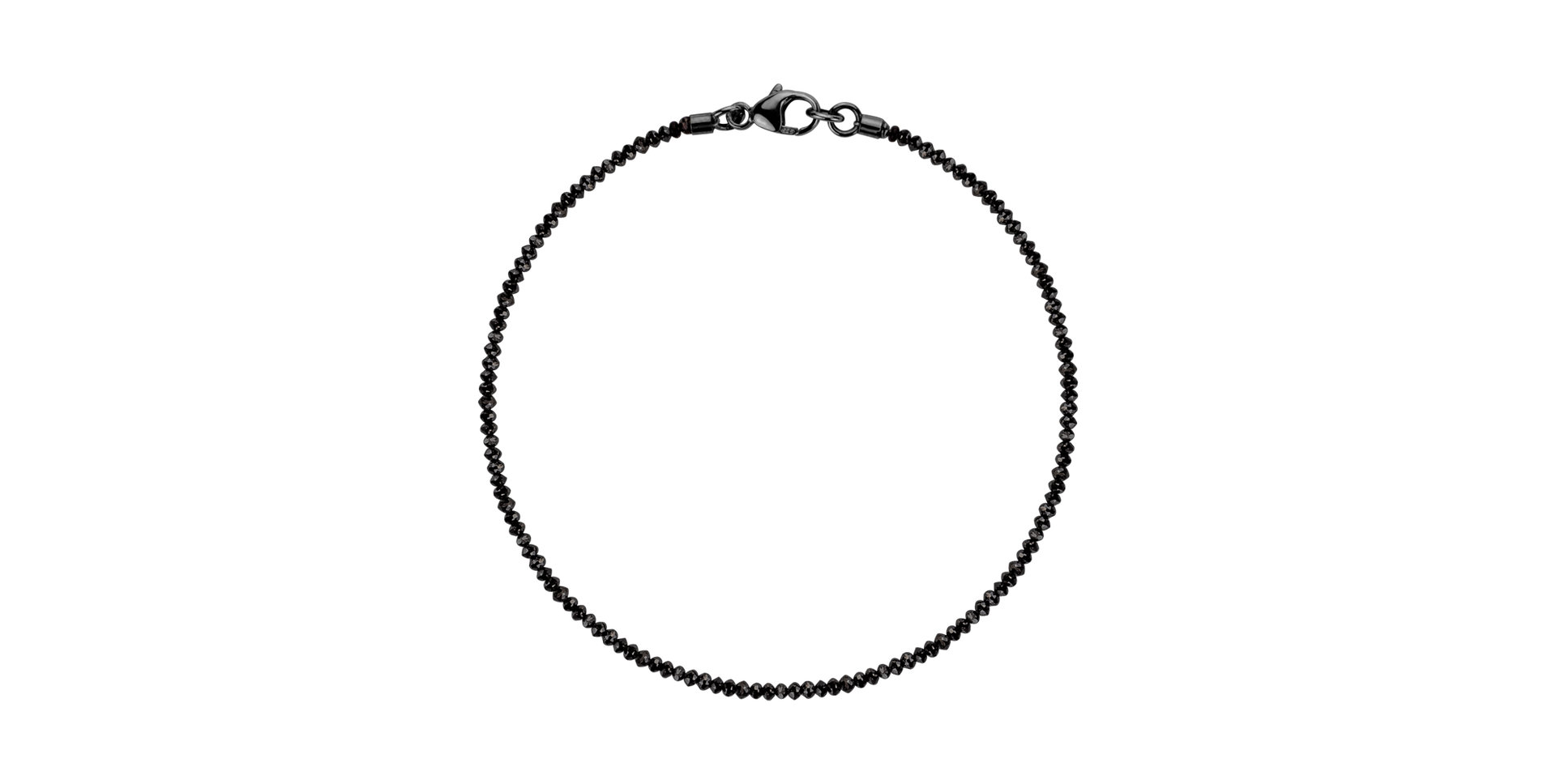 Náramok s čiernymi diamantmi Darkness