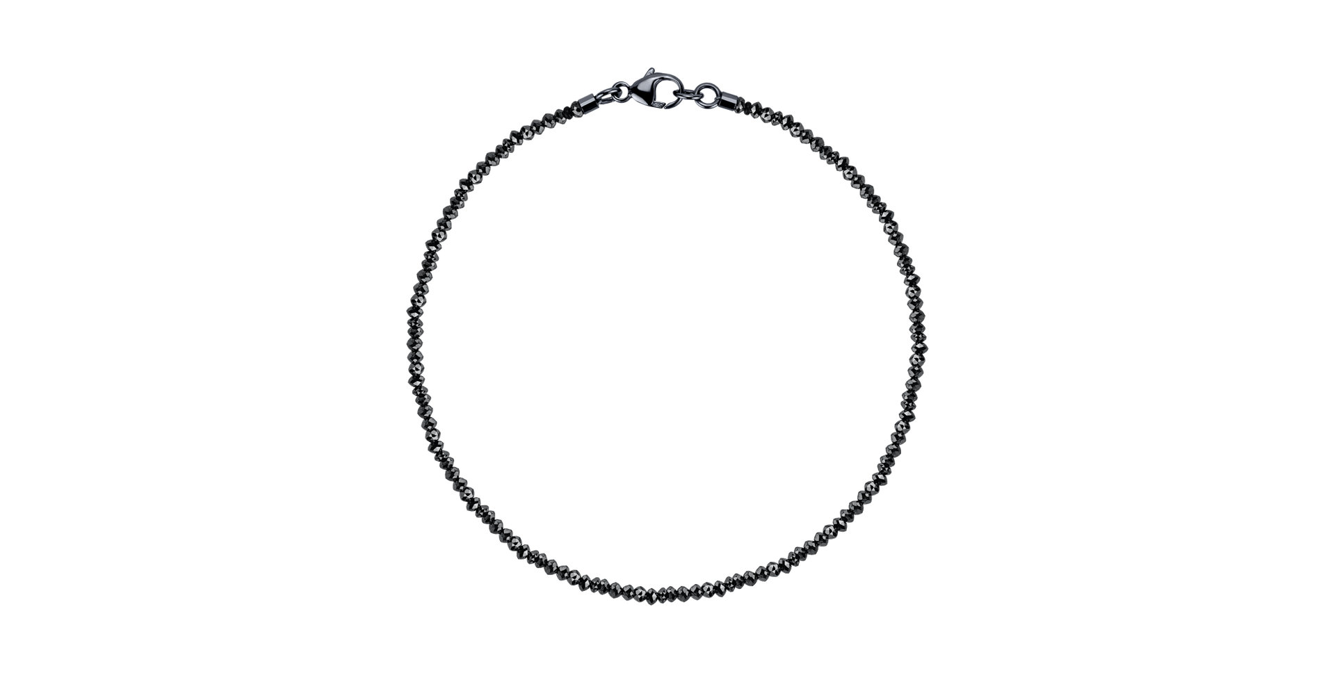 Náramok s čiernymi diamantmi Darkness