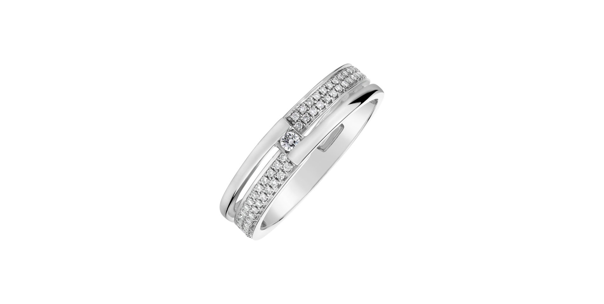 Prsteň s diamantmi Sparkling Andromeda