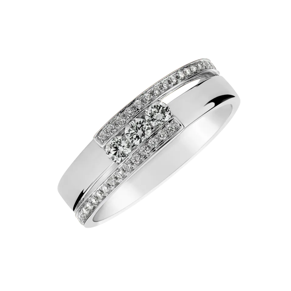 Prsteň s diamantmi Diamond Message