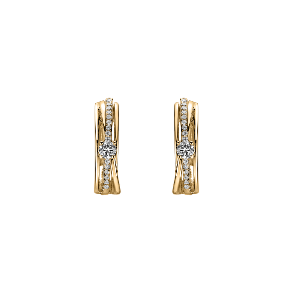 Náušnice s diamantmi Lady Cosmos