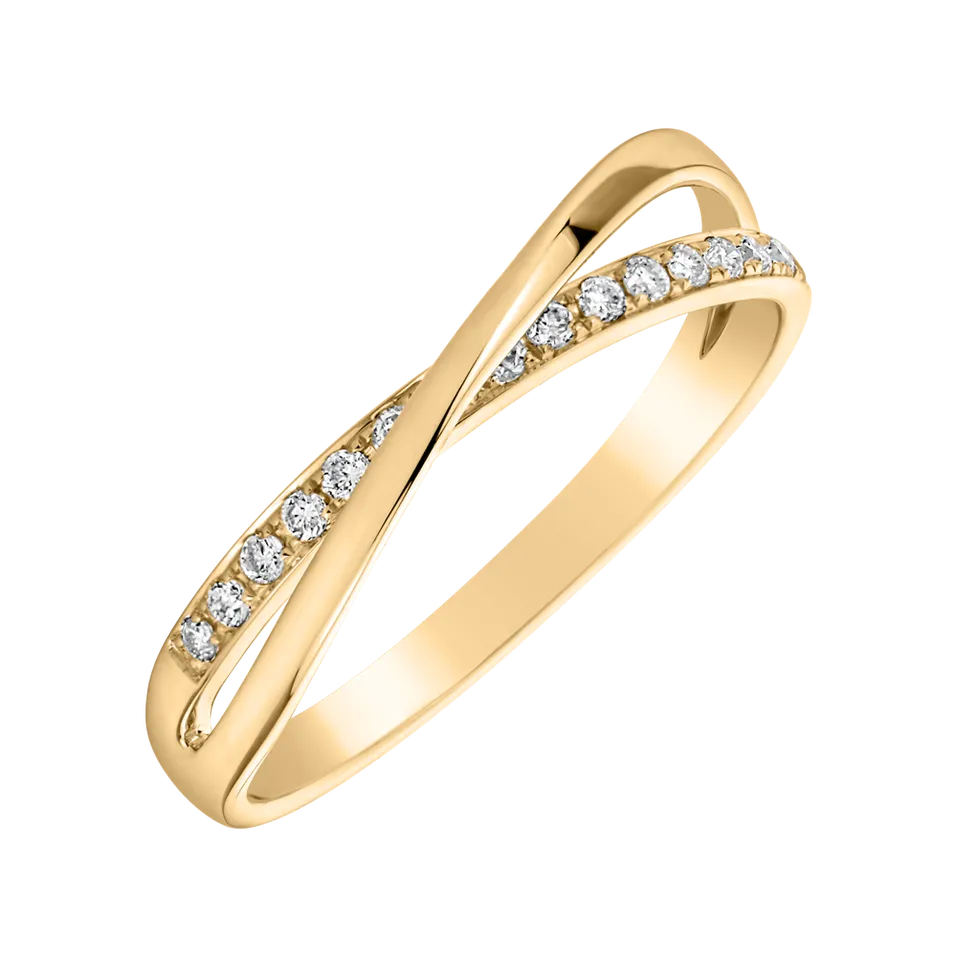 Prsteň s diamantmi Pure Elegance