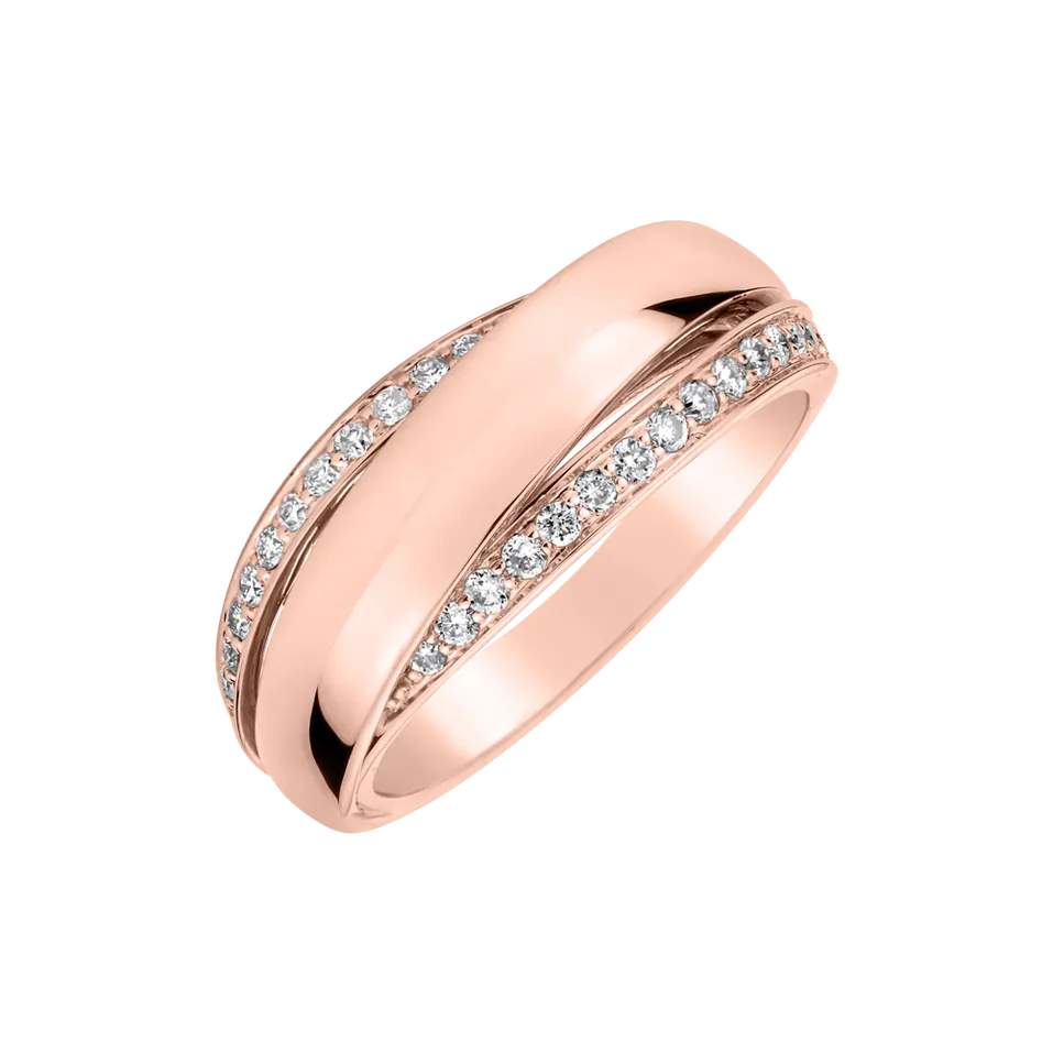 Prsteň s diamantmi Delicate Andromeda
