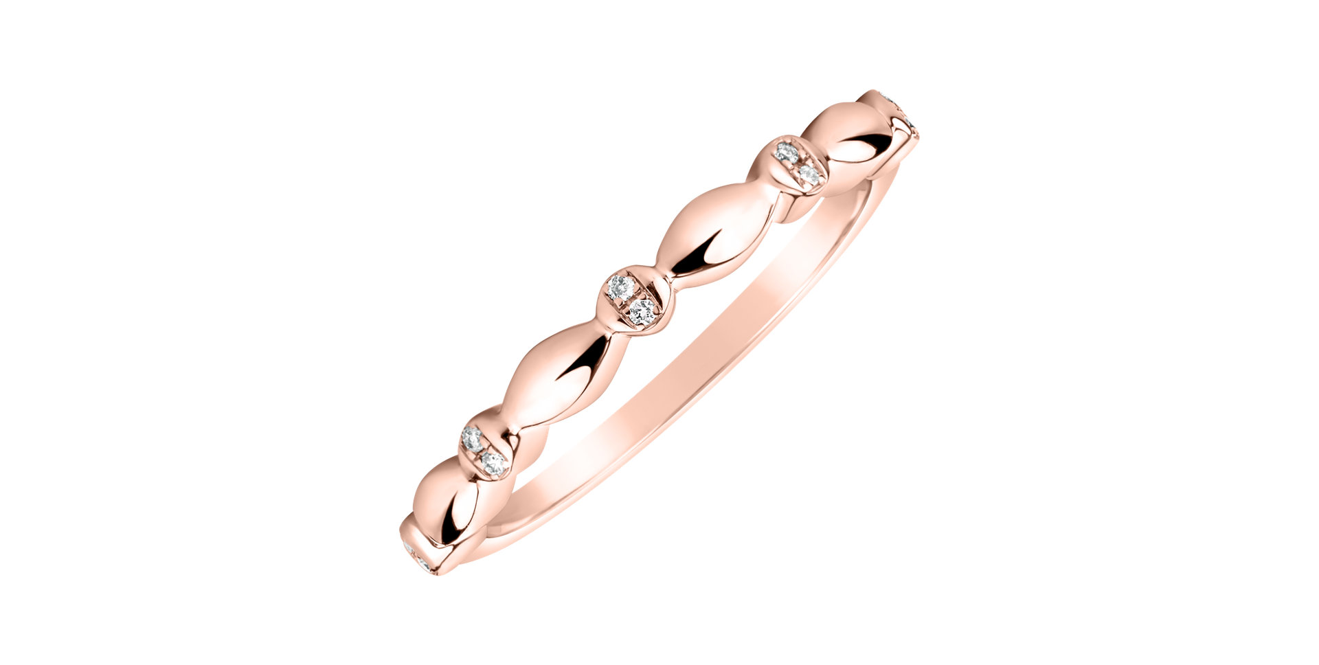 Prsteň s diamantmi Simplicity