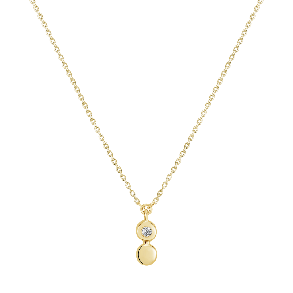 Náhrdelník s diamantom Witching Dots