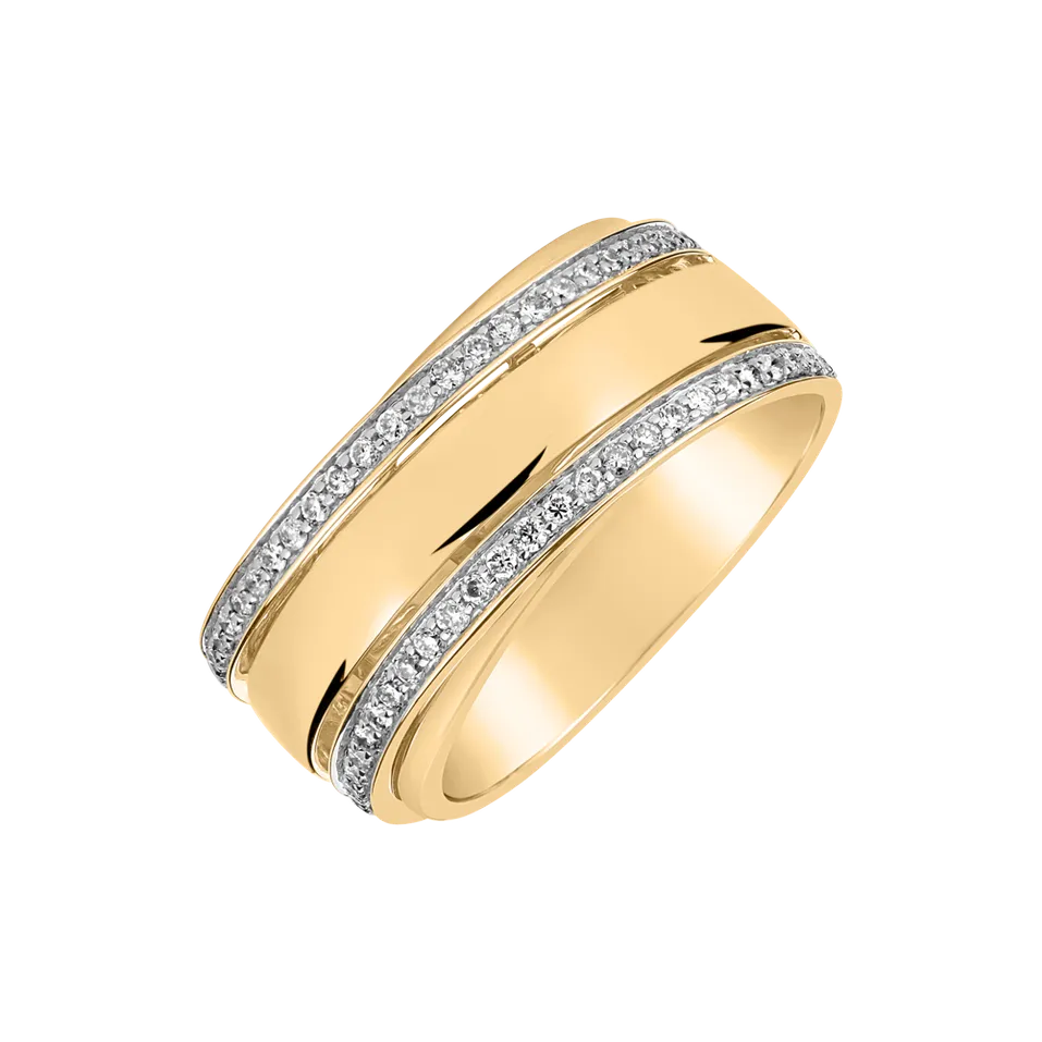 Prsteň s diamantmi Charming Andromeda