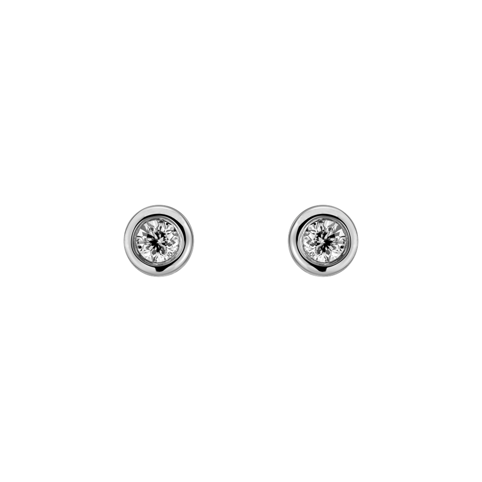 Náušnice s diamantom Lotta