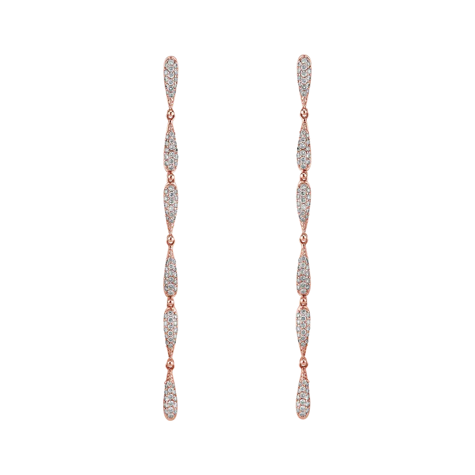 Náušnice s diamantmi Tansy