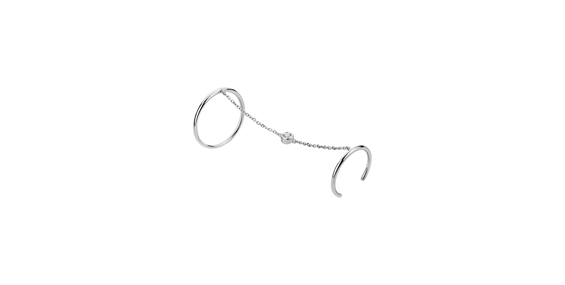 Prsteň s diamantom Calantha