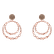 Náušnice s hnedými diamantmi Arabic Treasure2