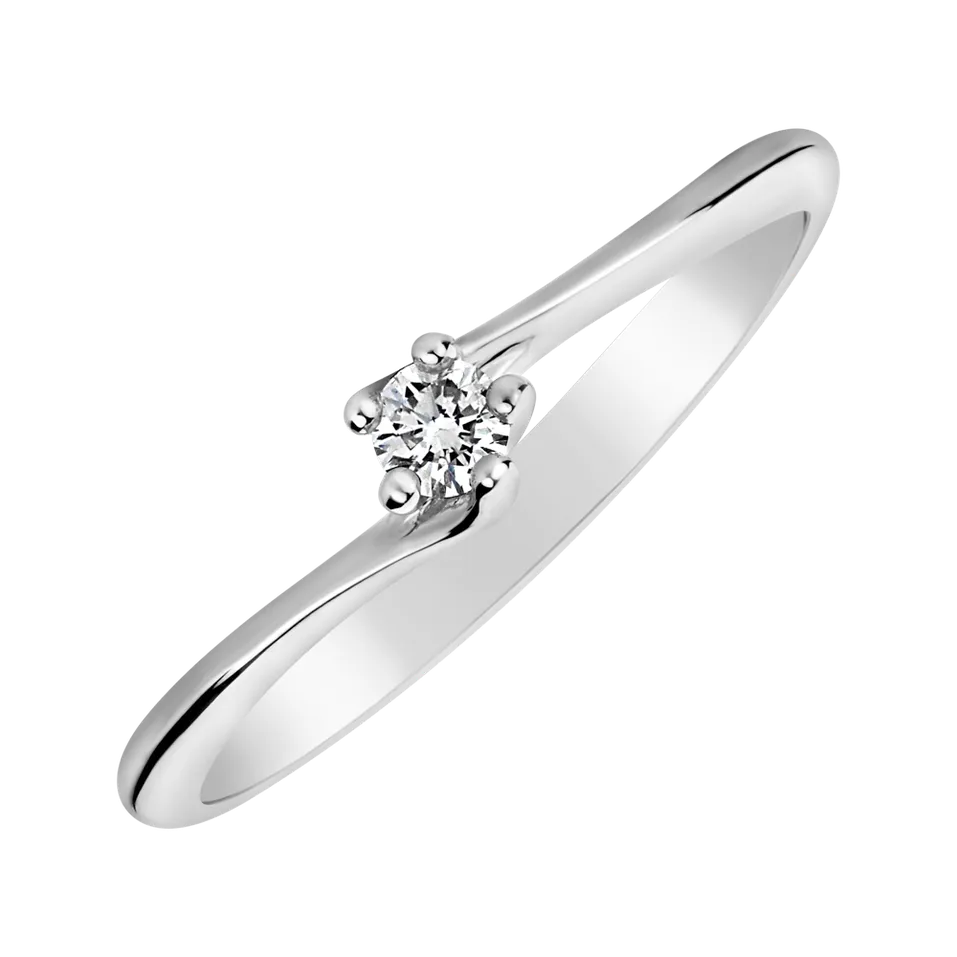 Prsteň s diamantom Vivid Love