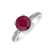 Prsteň s rubínom a diamantmi Sin Secret2