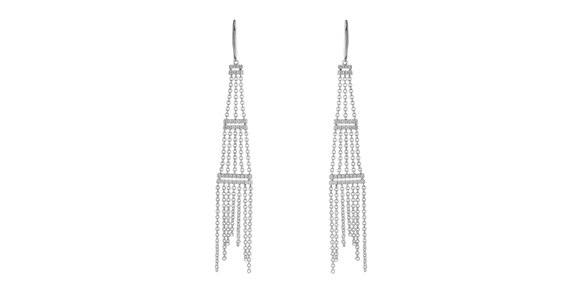 Náušnice s diamantmi Clinton