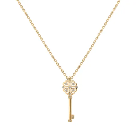 Přívěsok s diamantmi Decorative Key