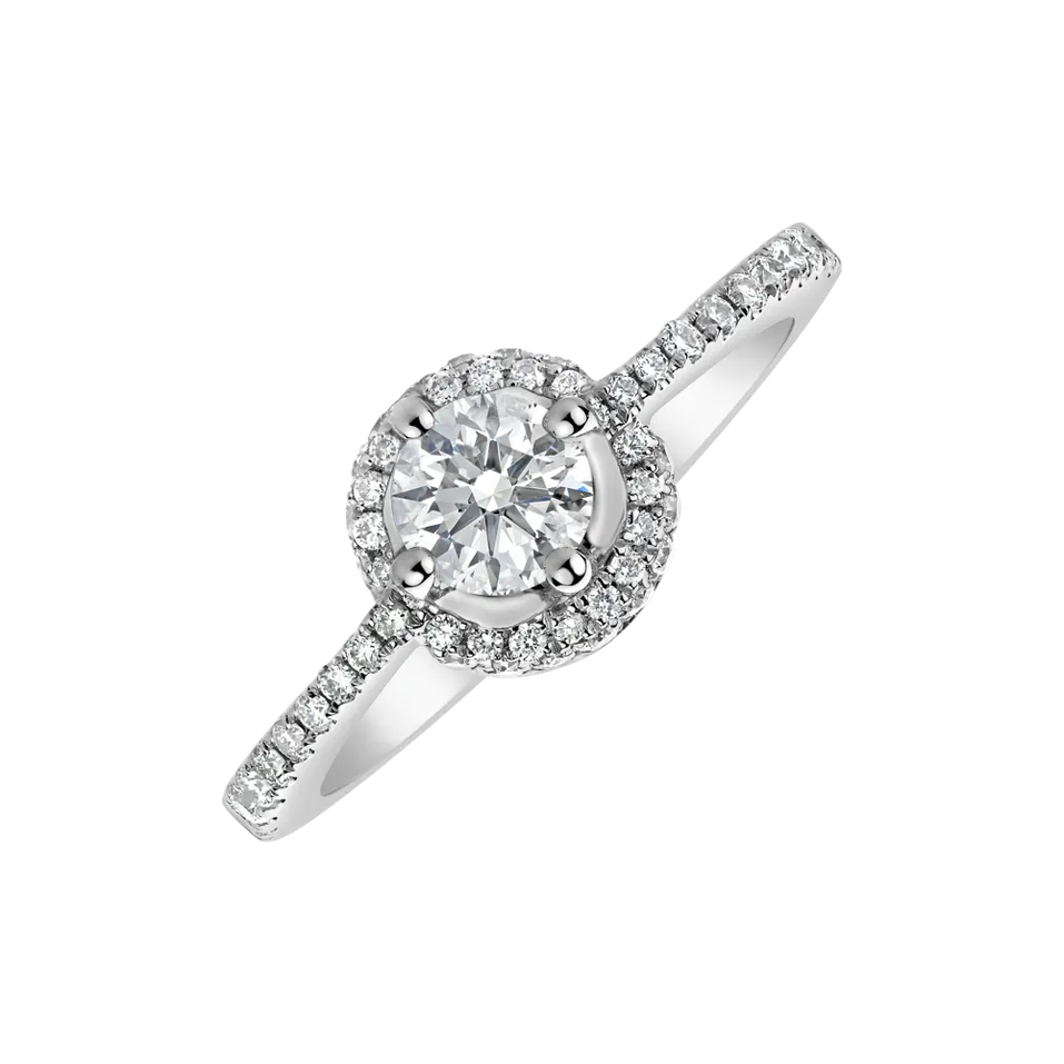 Prsteň s diamantmi Frost Queen