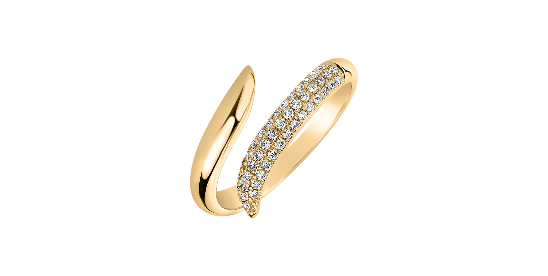 Prsteň s diamantmi Diamond Ray