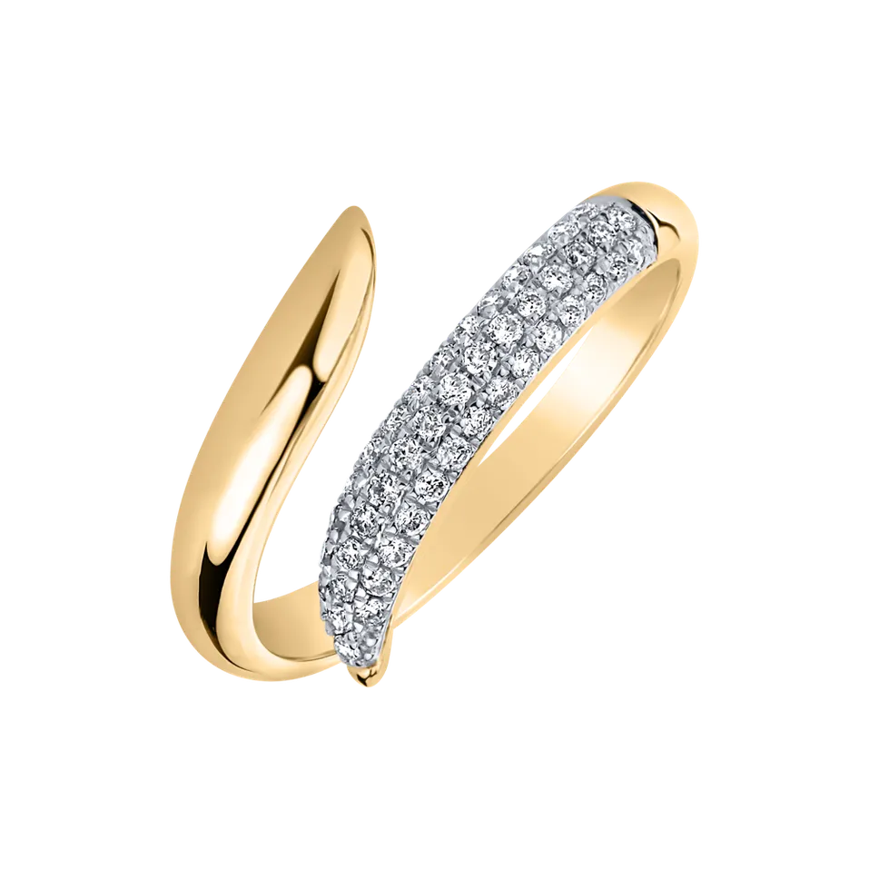 Prsteň s diamantmi Diamond Ray
