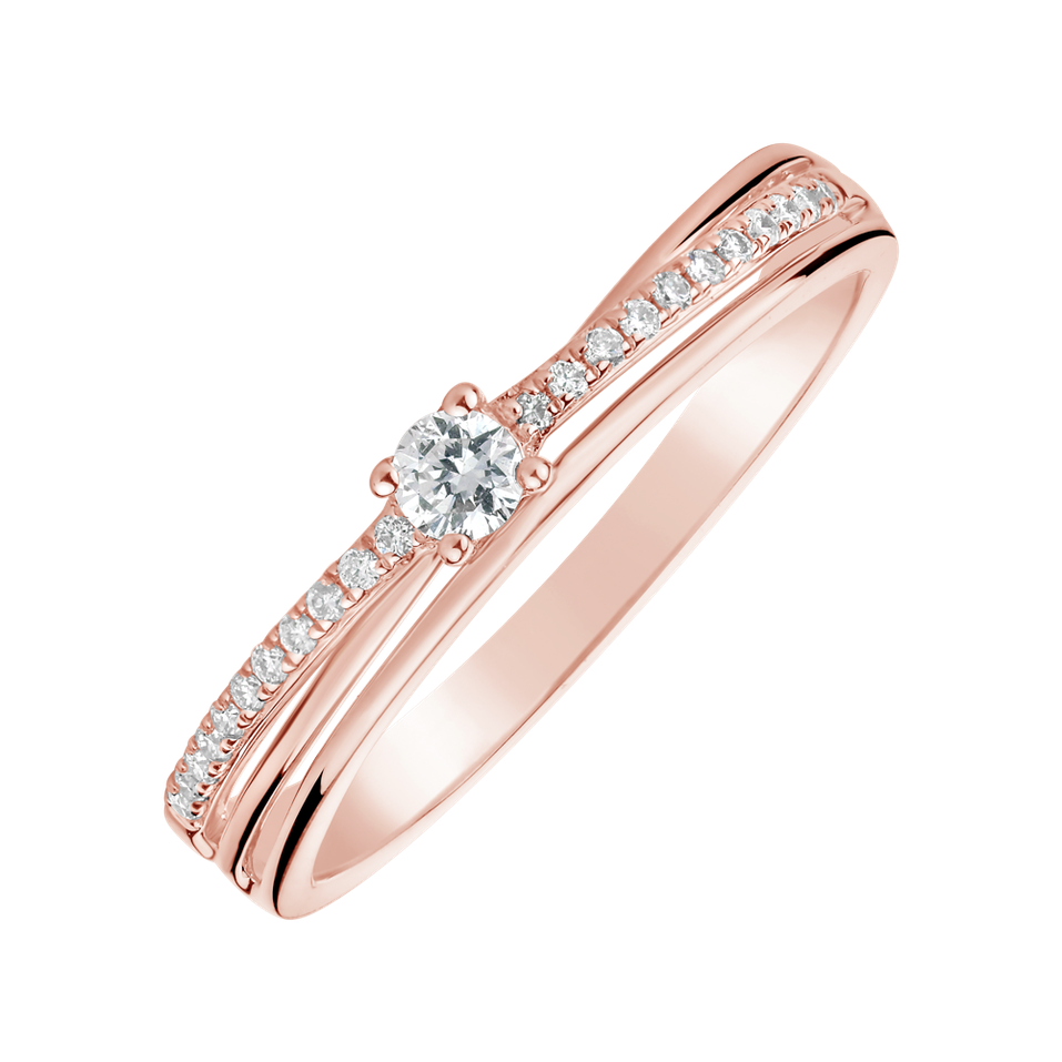 Prsteň s diamantmi Opium Light