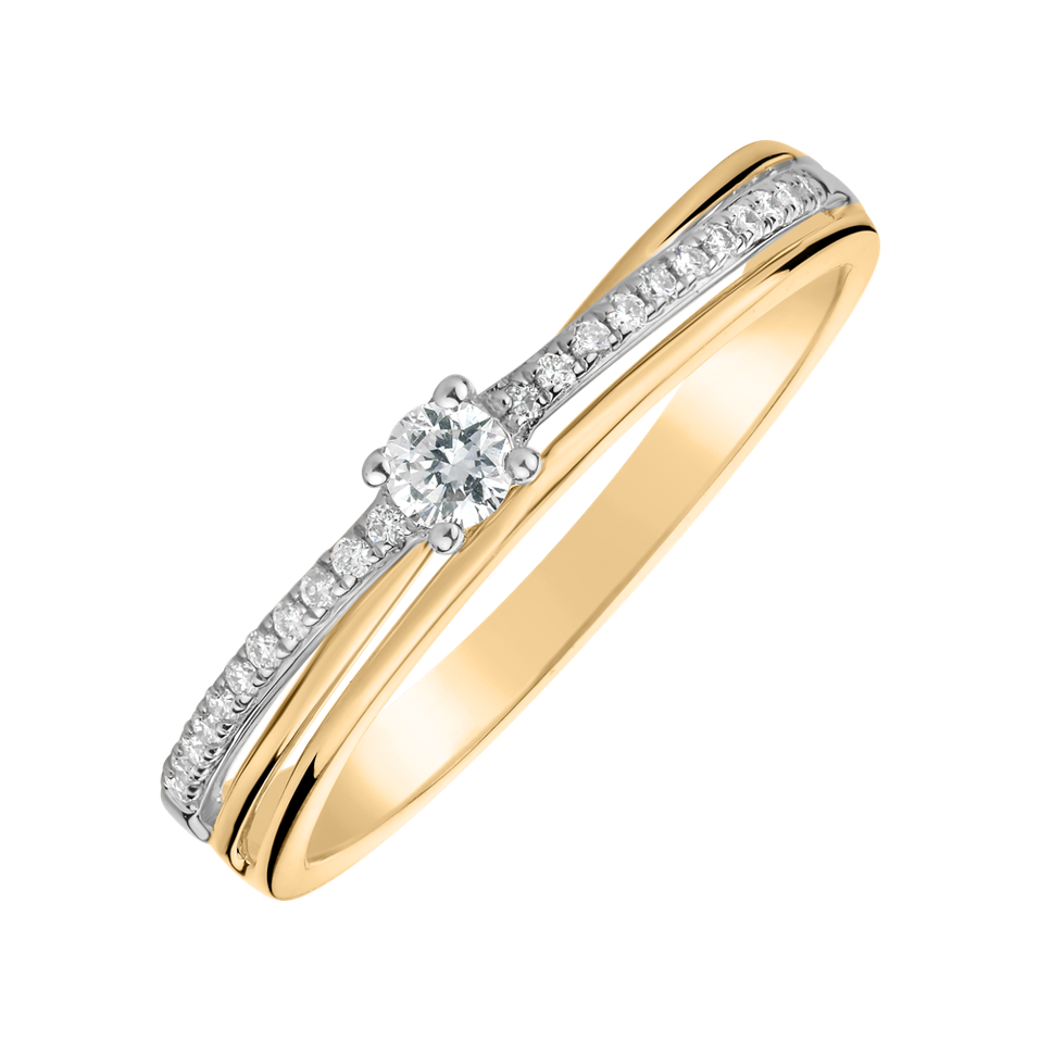 Prsteň s diamantmi Opium Light