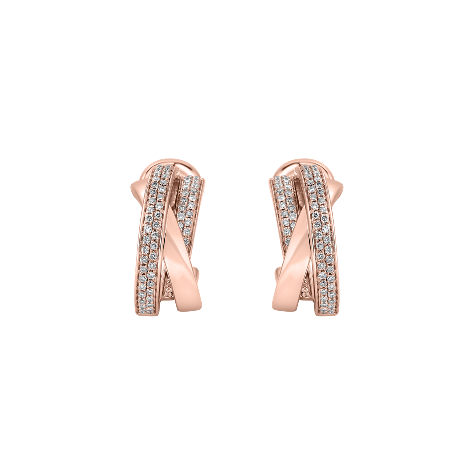 Náušnice s diamantmi Miracle Labyrinth