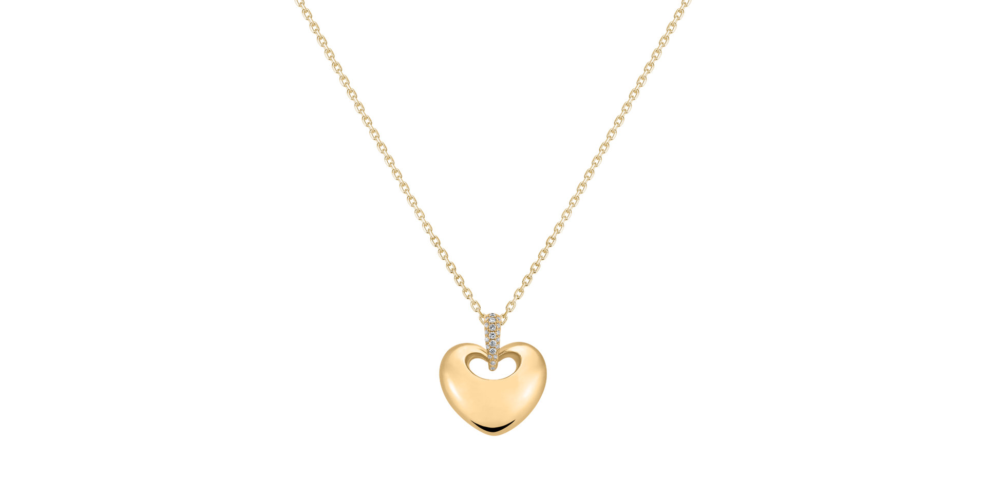 Přívěsok s diamantmi Love Mania