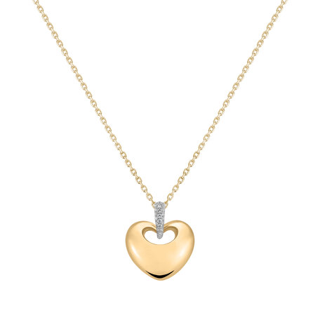 Přívěsok s diamantmi Love Mania