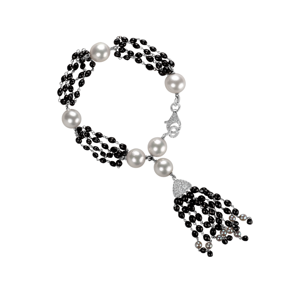 Náramok s perlou a diamantmi Arabella Beauty